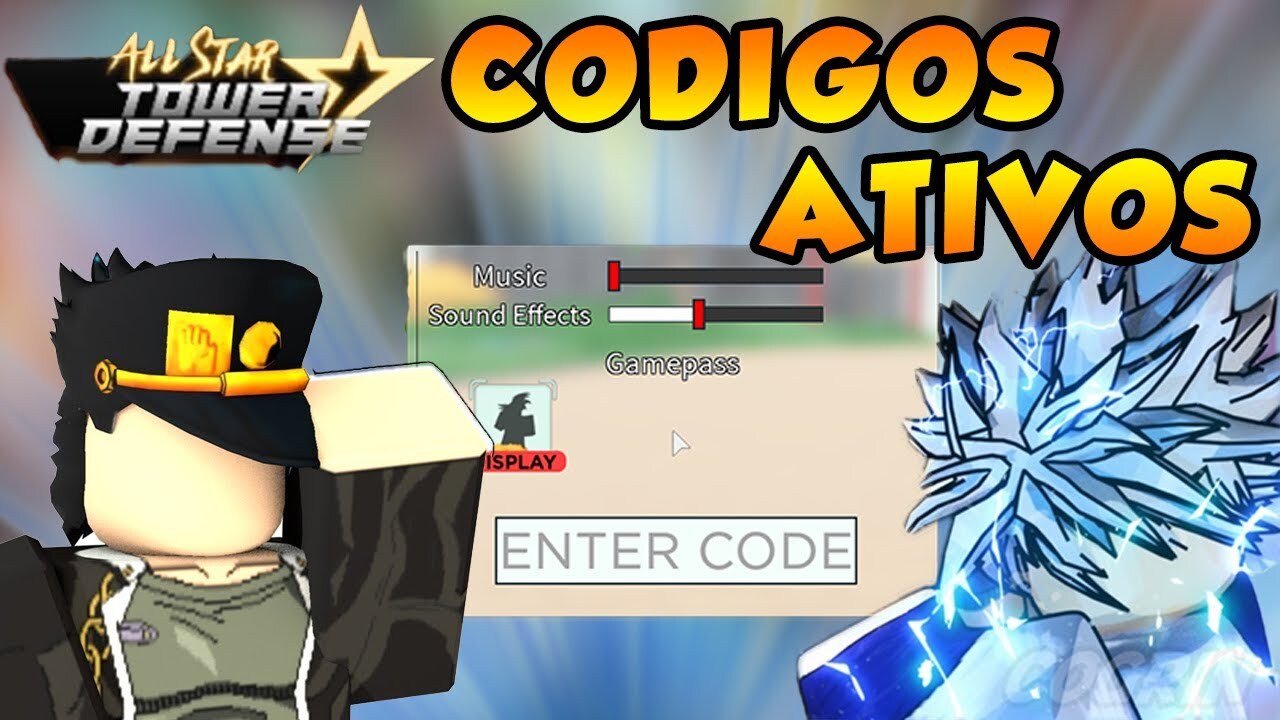 Códigos para All Star Tower Defense Roblox 2024 Game Bang