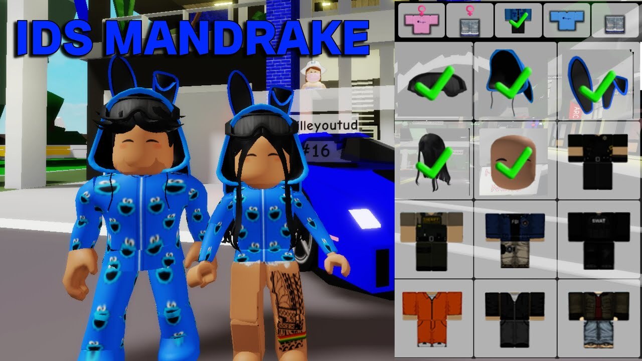 Melhores ID de roupas Roblox 2024 Game Bang